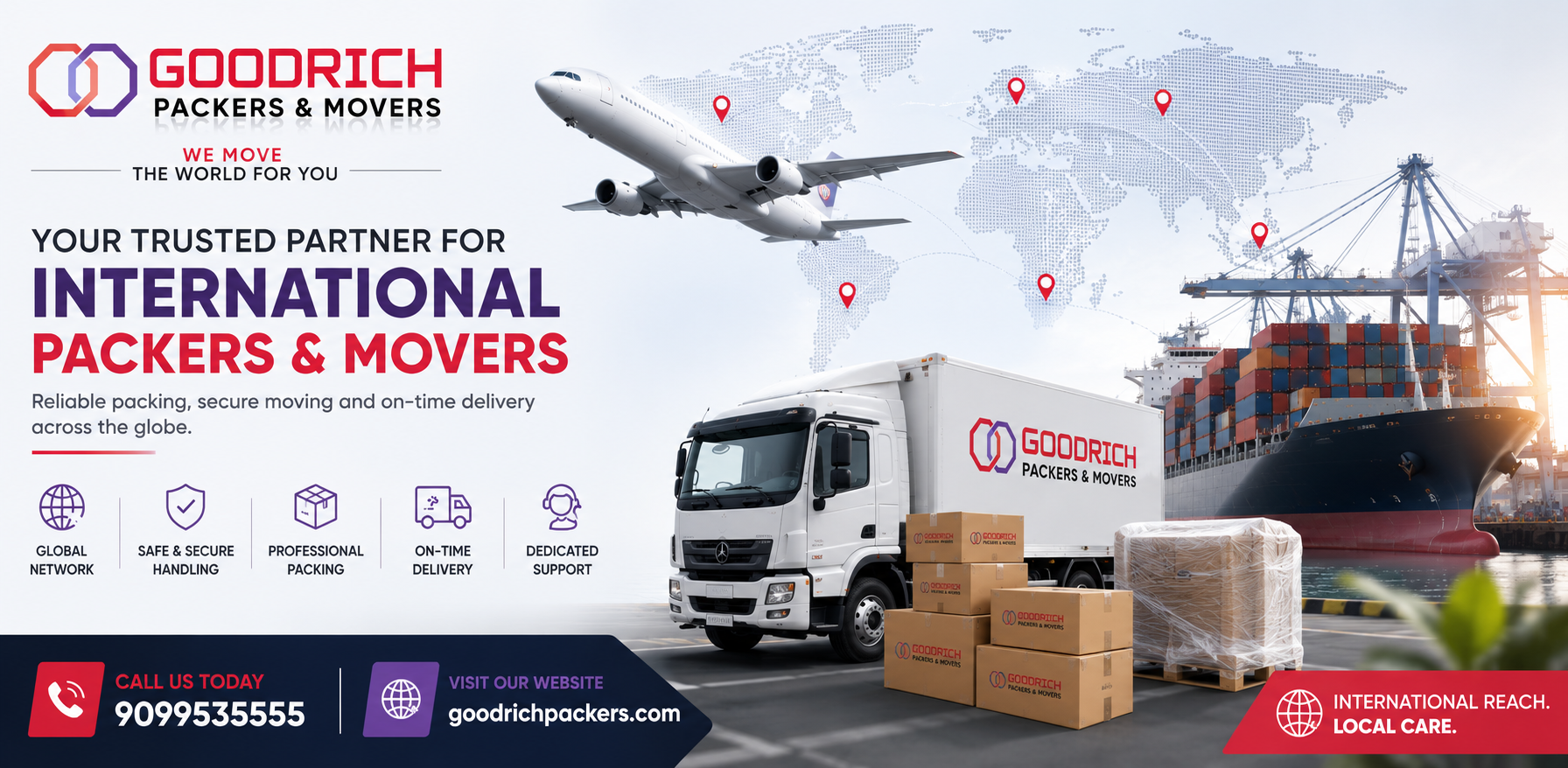 Goodrich Packers and Movers - International Relocation